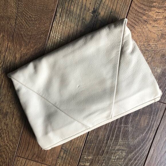 Kate Landry clutch shoulder bag light taupe - Picture 3 of 11